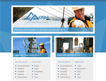 Tablet Screenshot of cepa.be
